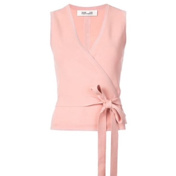 Diane Von Furstenberg Tops - NWF DVF Diane Von Furstenbug Pink Top